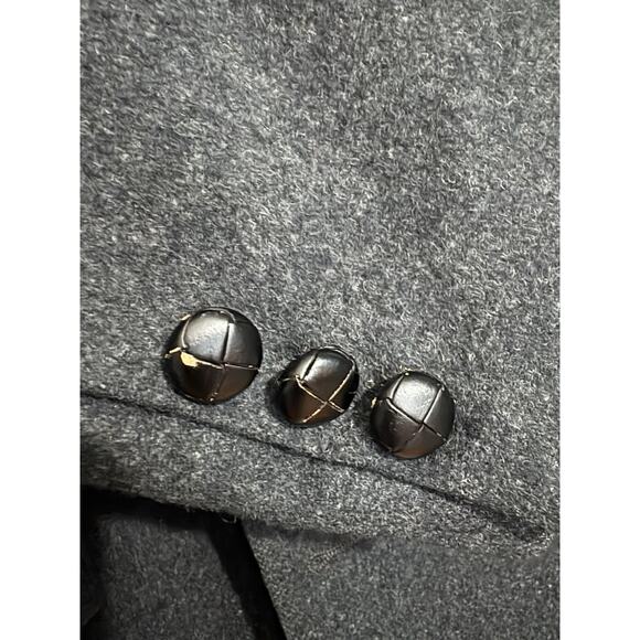 Mongolian Camel Hair Blazer Charcoal Gray 2 Button Sport Coat 46 Regular XL Prep - Picture 5 of 8
